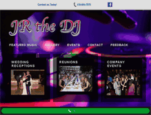 Tablet Screenshot of jrthedj.com